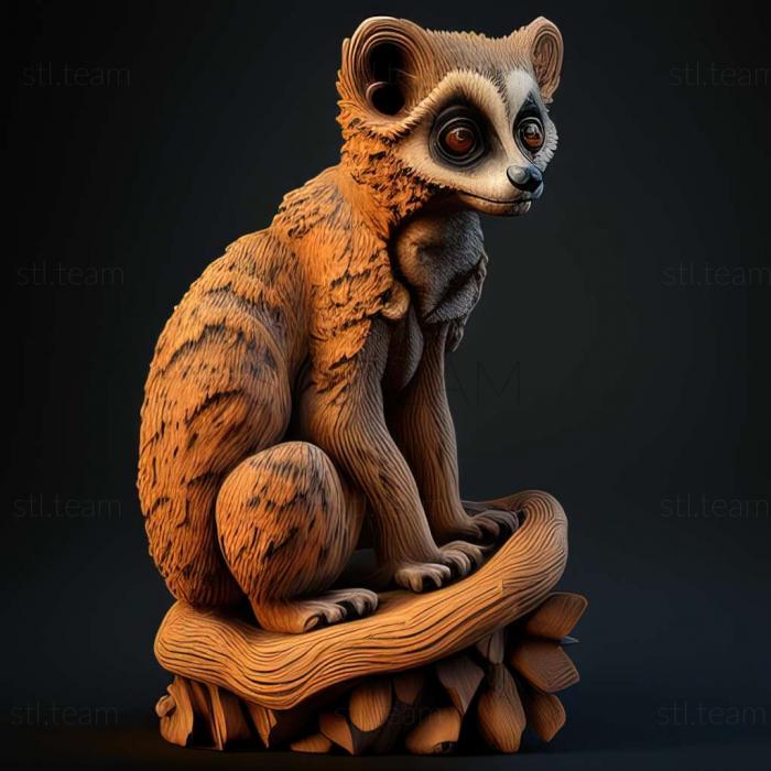 3D model Ptilocnemus lemur (STL)